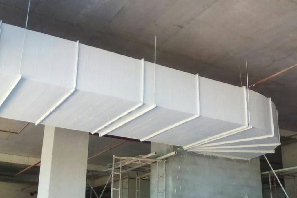 GI-duct-with-fire-rated-paint