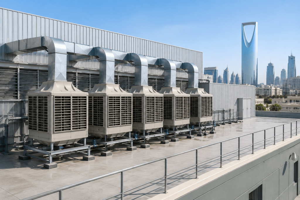 Evaporative Cooler Solutions in Saudi Arabia: A Complete Guide for Commercial and Industrial Facilities